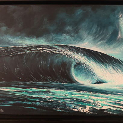 tableau représentant une vague d'eau - Agrandir l'image, fenêtre modale